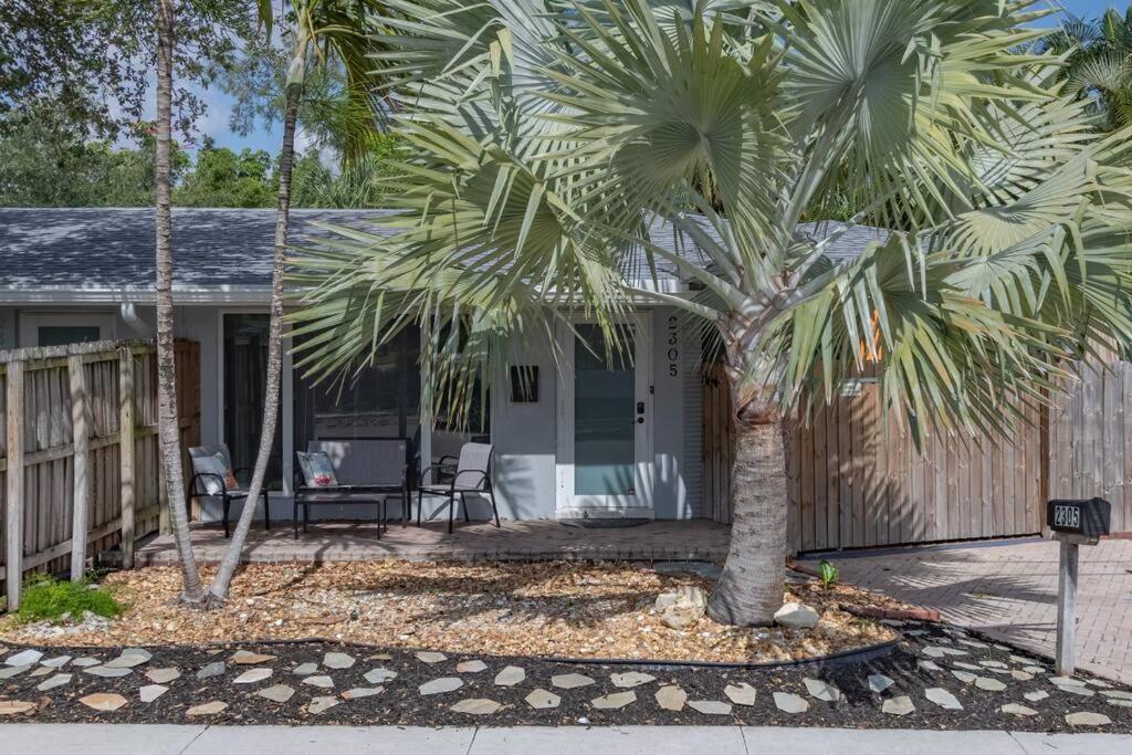 Villa Chic Duplex Steps From Lively Wilton Drive Fort Lauderdale Exterior foto