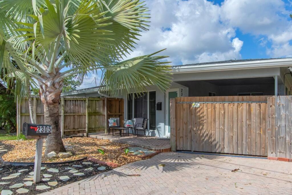 Villa Chic Duplex Steps From Lively Wilton Drive Fort Lauderdale Exterior foto